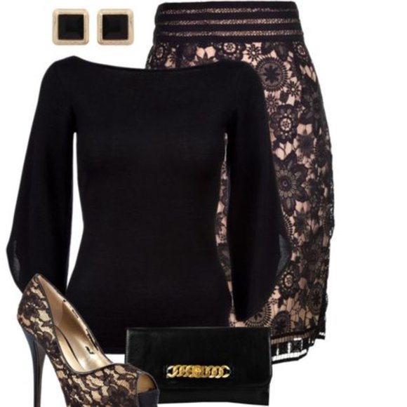 Lace Skirt - Picture 1 of 8